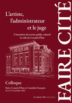 L'artiste, l'administrateur et le juge (Collectif )